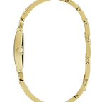 Guess GW0668L2 Gold Tone Rectangular Crystal Bracelet Watch