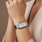 Emporio Armani AR11146 Women’s Mother of Pearl Dial Two-Tone Stainless Steel Gioia Watch