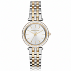 Michael Kors MK3405 Darci Mini Women’s Two-Tone Silver Gold Crystal Watch