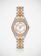 Michael Kors MK4846 Harlowe Women’s Two-Tone Crystal Dial Watch