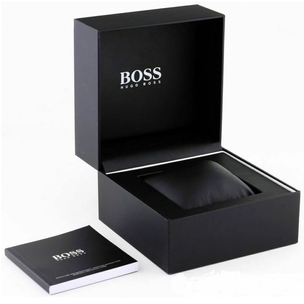 Hugo Boss Grand Prix 1513478 Silver Stainless Steel Blue Dial Chronograph Watch