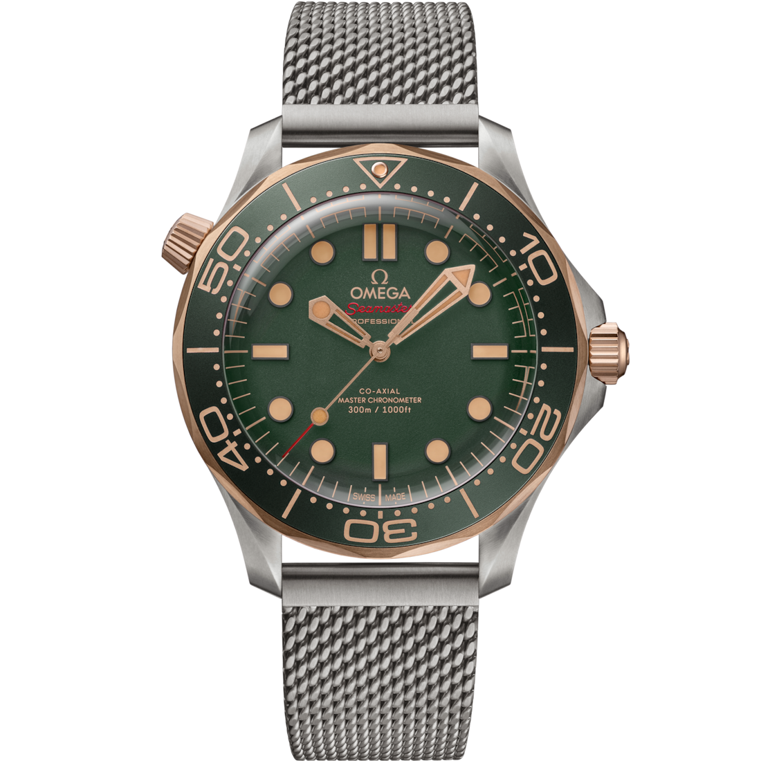 Omega-Seamaster “007 edition” Green & Gold