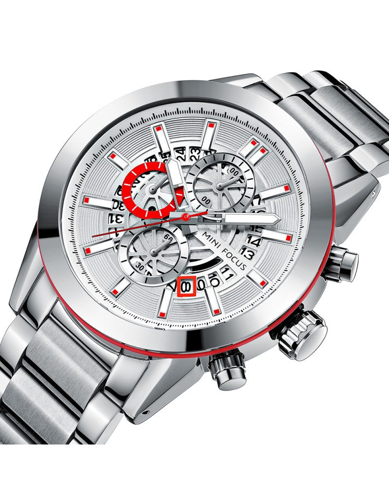 MINI FOCUS Men's Stainless Steel Analog Watch MF0285G.01