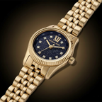 Michael Kors Lexington MK4802 Women’s Gold Blue Speckled Dial Watch