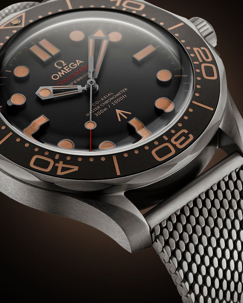 Omega-Seamaster “007 edition” Black & Gold