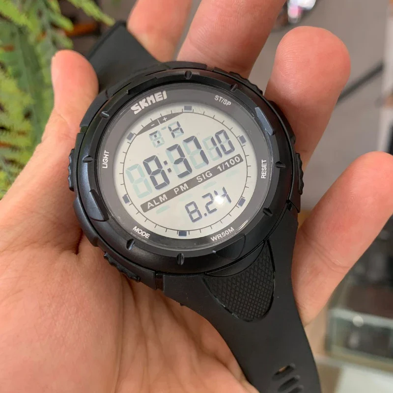SKMEI 1025 ساعة رقمية رياضية كحلي غامق متعددة