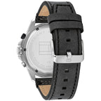 Tommy Hilfiger Harley 1791894 Men’s Black Dial Black Leather Multi-Function Watch