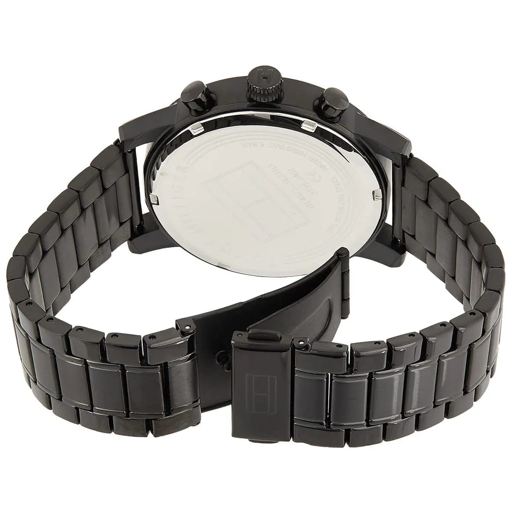 Tommy Hilfiger Sullivan 1791879 Men’s Black Dial Black Stainless Steel Multi-Function Watch
