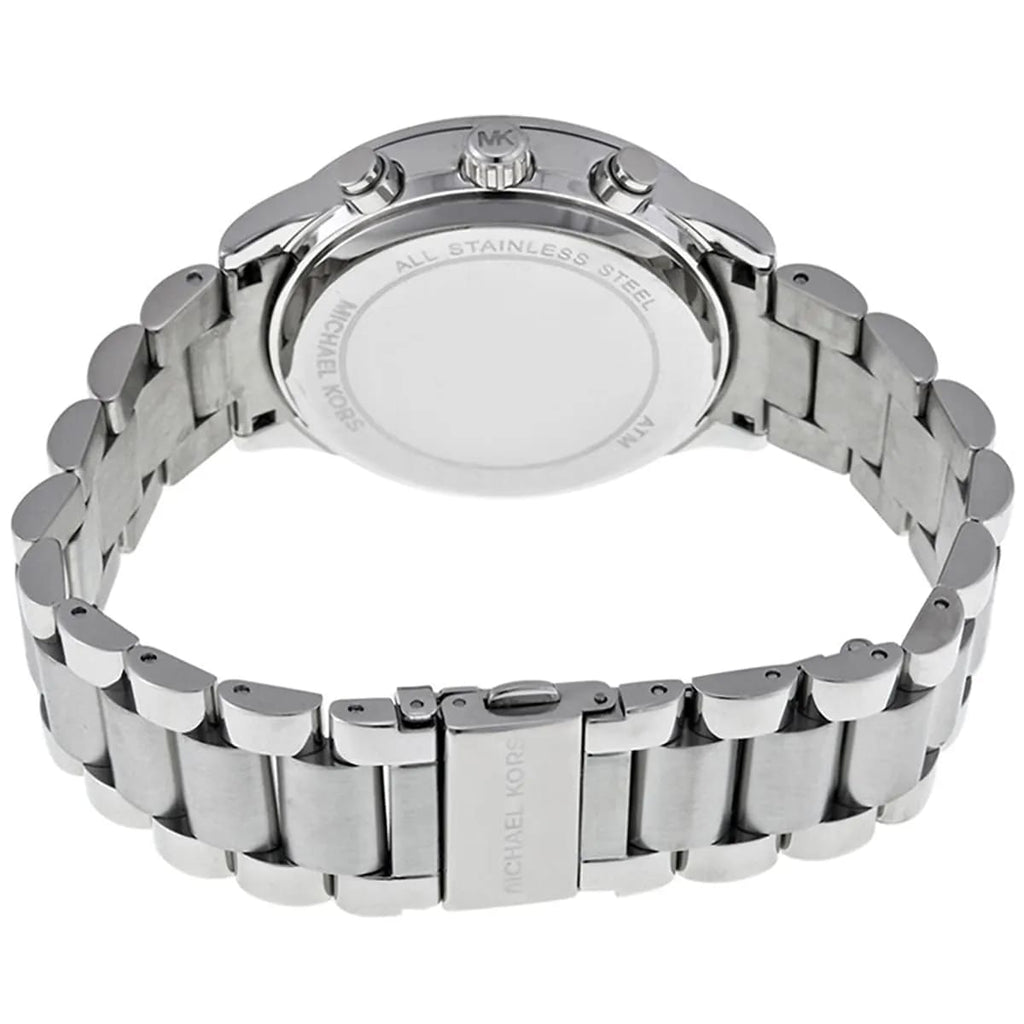 Michael Kors Brinkley MK6265 Women’s Silver Dial Stainless Steel Chronograph Watch