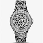 Michael Kors MK7408 Lennox Animal Women’s Silver Crystal Dial Watch