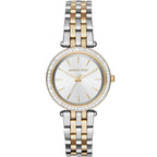 Michael Kors MK3405 Darci Mini Women’s Two-Tone Silver Gold Crystal Watch