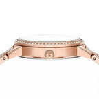 Michael Kors MK4372 Women’s Rose Gold Dial Rose Gold Stainless Steel Crystal MK Logo Watch