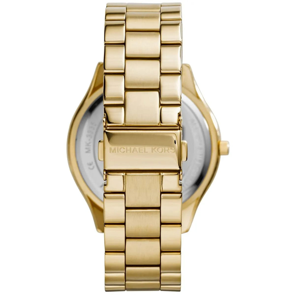 Michael Kors MK3335 Women’s Gold Runway Slim Stainless Steel Watch