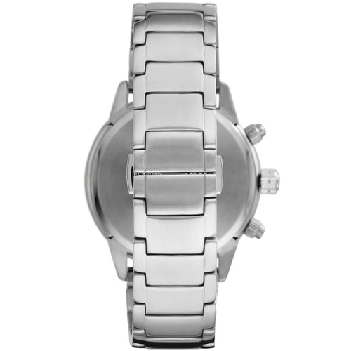 Emporio Armani AR11352 Men’s Champagne Dial Stainless Steel Mario Chronograph Watch