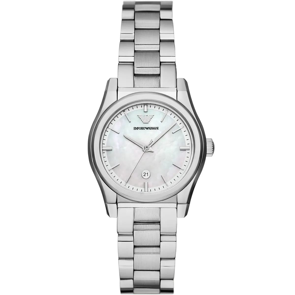 Emporio Armani AR11557 Women’s Mother of Pearl Dial Stainless Steel Federica Watch