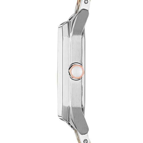 Emporio Armani AR11146 Women’s Mother of Pearl Dial Two-Tone Stainless Steel Gioia Watch