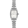 Emporio Armani AR11405 Women’s Mother of Pearl Dial Silver Stainless Steel Gianni T-Bar Watch