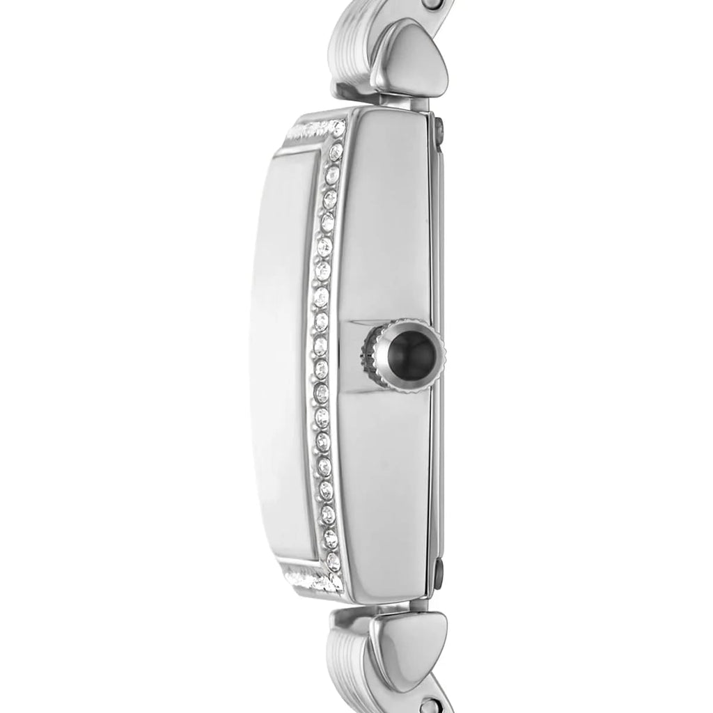 Emporio Armani AR11405 Women’s Mother of Pearl Dial Silver Stainless Steel Gianni T-Bar Watch