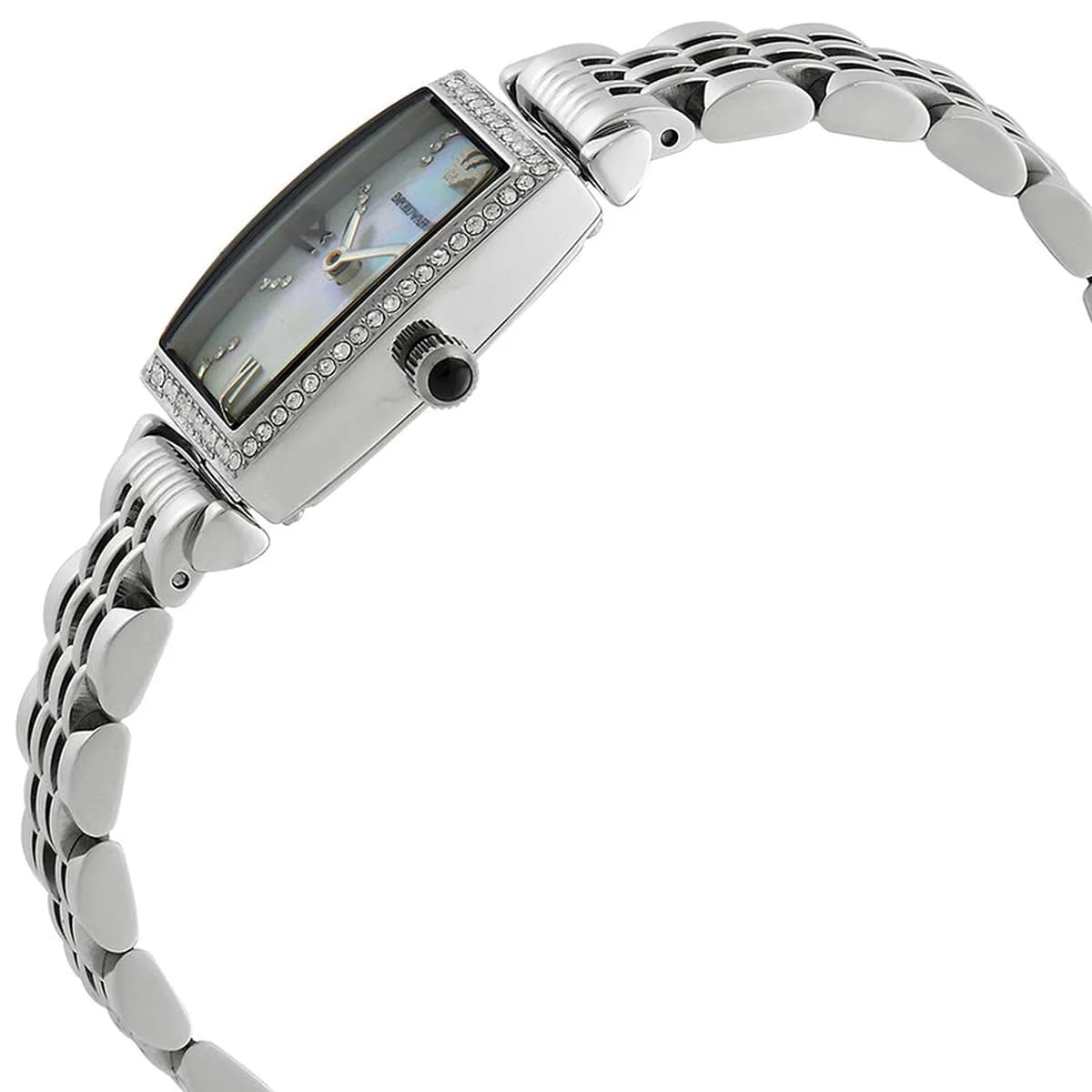 Emporio Armani AR11405 Women’s Mother of Pearl Dial Silver Stainless Steel Gianni T-Bar Watch