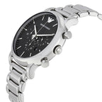 Emporio Armani AR1894 Men’s Black Dial Stainless Steel Luigi Chronograph Watch