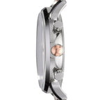 Emporio Armani AR0399 Men’s Silver Dial Two-Tone Stainless Steel Gianni Chronograph Watch