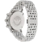 Emporio Armani AR1933 Men’s Silver Dial Silver Stainless Steel Chronograph Watch