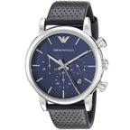 Emporio Armani AR1736 Men’s Blue Dial Blue Leather Chronograph Watch