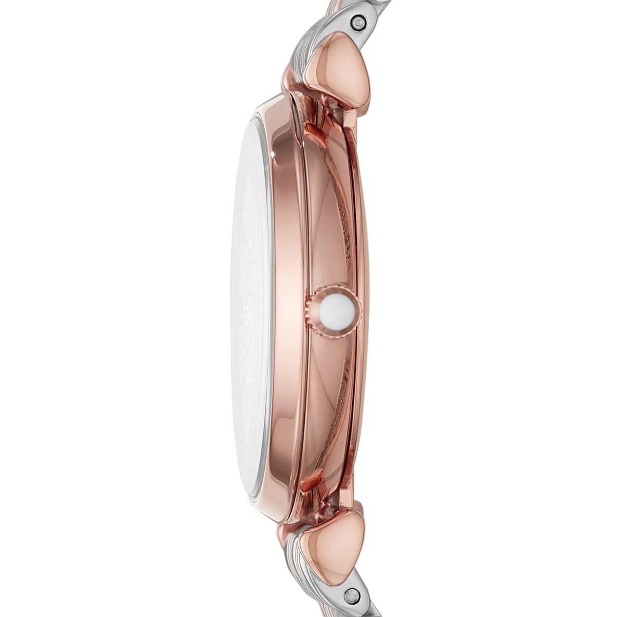 Emporio Armani Gianni T-Bar AR1840 Women's Rose Gold-Tone Luxury Watch