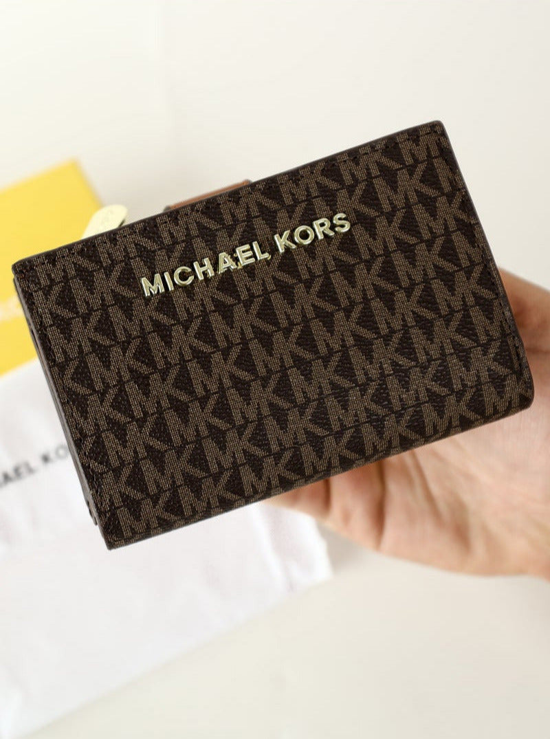 محفظة Mk بنية للنساء 94#