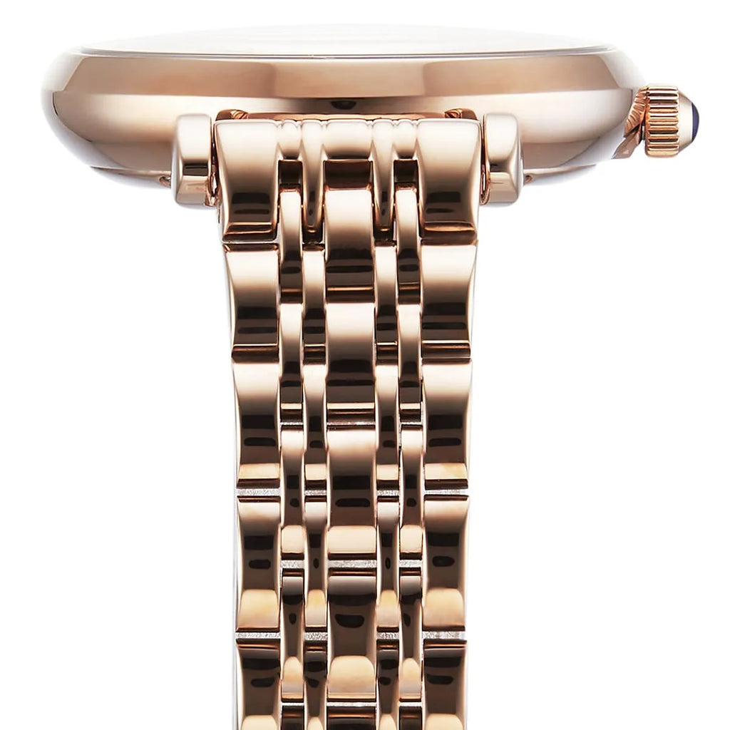Emporio Armani Gianni T-Bar AR11423 Rose Gold & Navy Crystal Ladies Watch