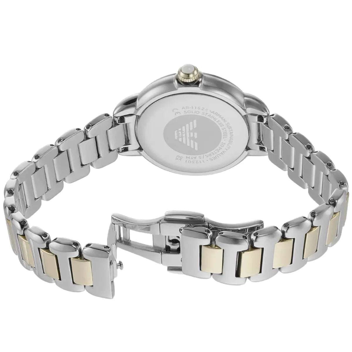 Emporio Armani Mia AR11524 Two-Tone Mother of Pearl Watch