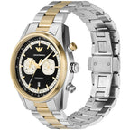 Emporio Armani Racer AR11678 Two-Tone Black Dial Metal Men's Watch