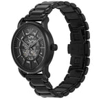 Emporio Armani Luigi AR60045 Meccanico Automatic Full Black Skeleton Watch