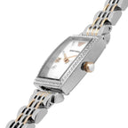 Emporio Armani AR11519 Rectangular Two-Tone Diamond Watch