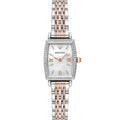 Emporio Armani AR11519 Rectangular Two-Tone Diamond Watch