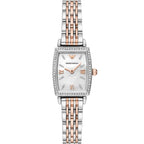 Emporio Armani AR11519 Rectangular Two-Tone Diamond Watch