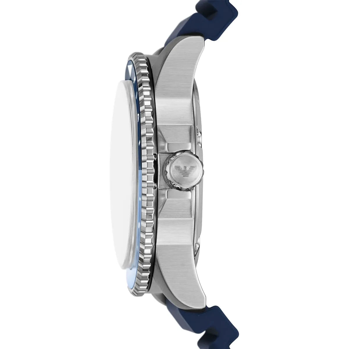 Emporio Armani AR11592 Blue Dial GMT Diver 100M Rubber Strap Watch