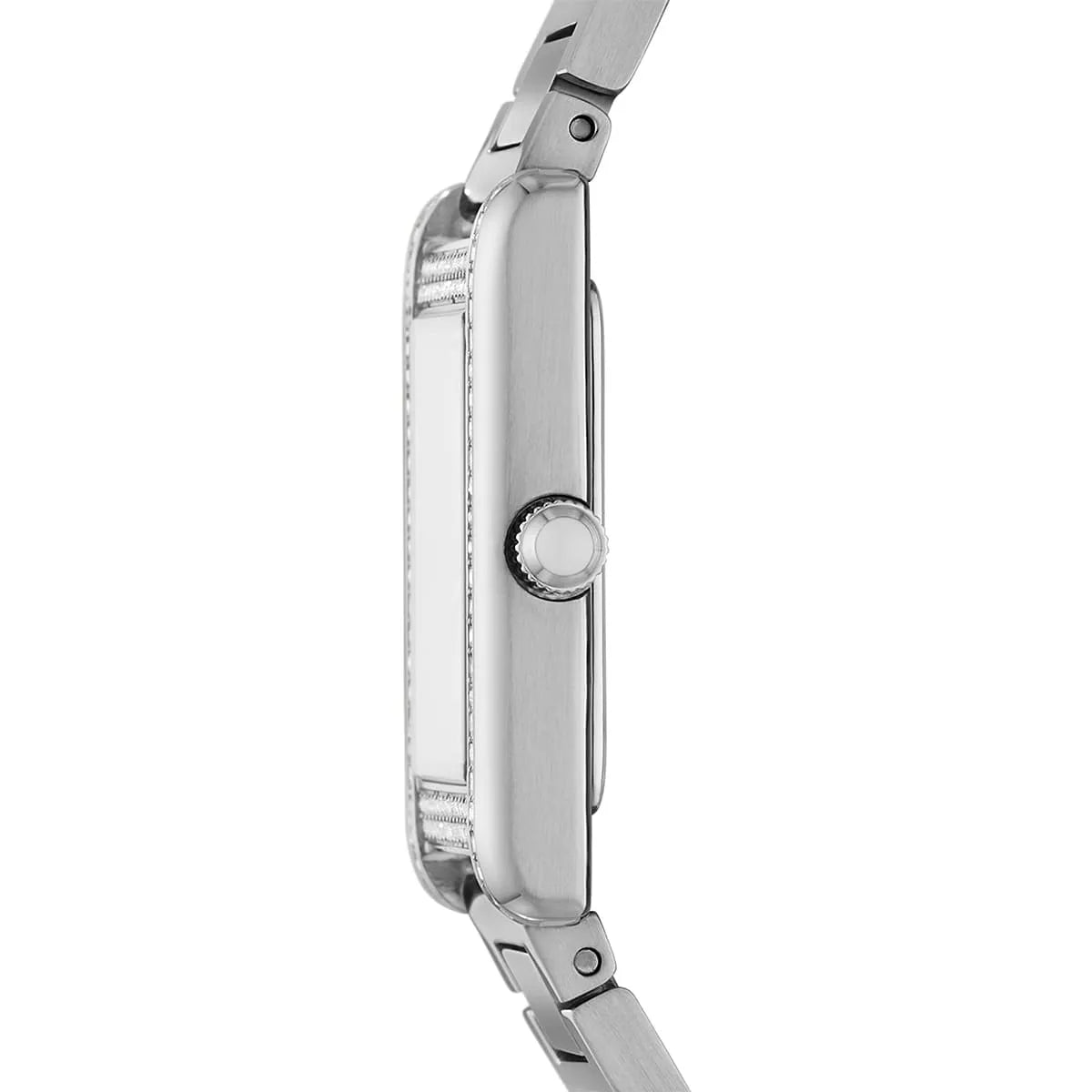 Emporio Armani Genni AR11625 Silver Rectangular Ladies Watch
