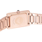Emporio Armani Genni AR11641 Rose Gold Green Rectangular Ladies Watch