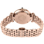 Emporio Armani Gianni T-Bar AR11423 Rose Gold & Navy Crystal Ladies Watch