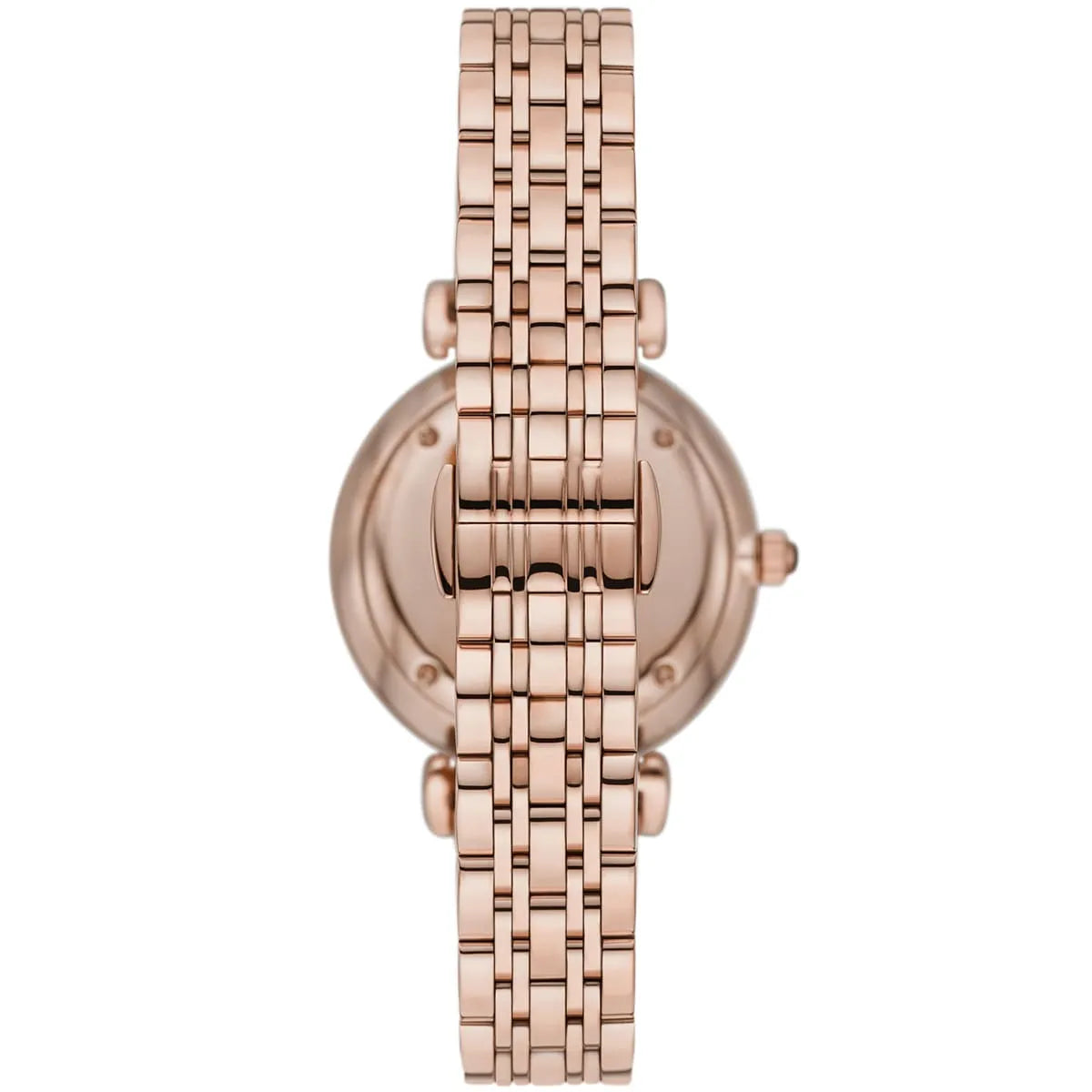 Emporio Armani Gianni T-Bar AR11423 Rose Gold & Navy Crystal Ladies Watch