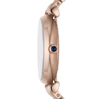 Emporio Armani Gianni T-Bar AR11423 Rose Gold & Navy Crystal Ladies Watch