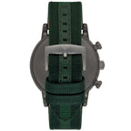 Emporio Armani Luigi XLarge AR1950 Green Fabric Strap Watch