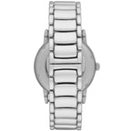 Emporio Armani Luigi AR60021 Meccanico Automatic Open-Heart Black Dial Watch