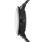 Emporio Armani Mario AR60054 Meccanico Automatic Skeleton All-Black Watch