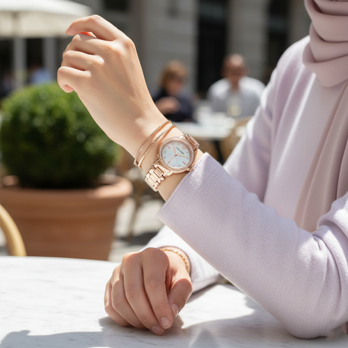 Emporio Armani Mia AR11523 Rose Gold Mother of Pearl Watch