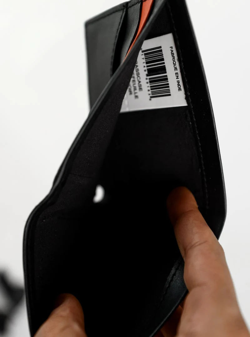 CK Black Leather Waller For Men 61#