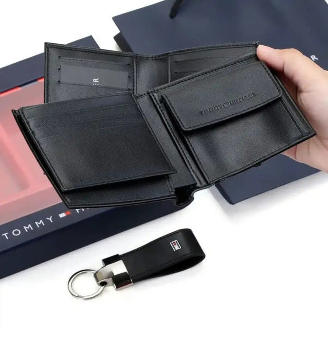 TH Wallet - Keychain - Card Holder Set For Men 16#