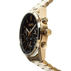 Hugo Boss Champion 1513848 Gold-Tone Black Dial Chronograph Men's Watch