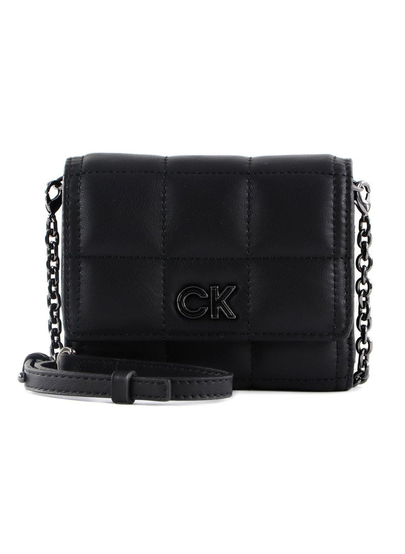 CK Quilted Black Wallet For Women 77#